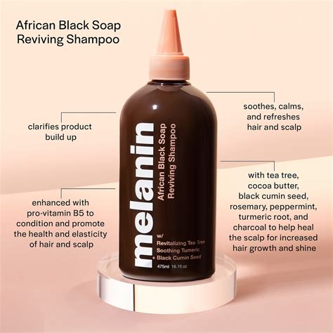 Auto-Replenish Save 5% on this item. Same-Day Delivery. Buy Online & Pick Up. Shop Melanin Haircare’s African Black Soap Reviving Shampoo at Sephora. This clarifying shampoo contains butters and oils for hydrated, shiny hair. 